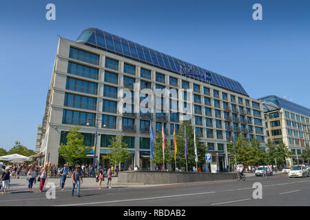 Hotel di Radisson Blu, del Karl Liebknecht street, medio, Berlino, Germania, Hotel Radisson Blu, Karl-Liebknecht-Strasse, Mitte, Deutschland Foto Stock