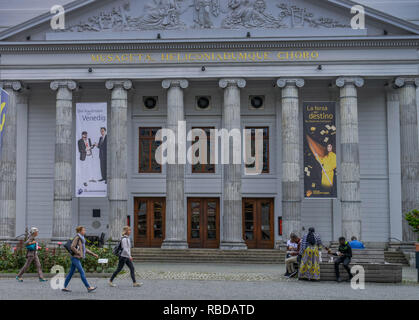 Teatro Comunale, Piazza Teatro, Aachen, Renania settentrionale-Vestfalia, Germania, Stadttheater, Theaterplatz, Nordrhein-Westfalen, Deutschland Foto Stock