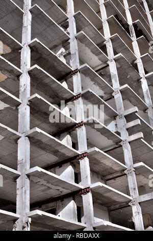 Appartamento/blocco ufficio in costruzione, Barcellona, Spagna Foto Stock