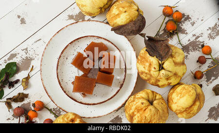 Mela cotogna pane , Dulce de membrillo, spagnolo dolce Foto Stock