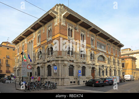 Camera di Commercio di edificio, Mantova, Sito Patrimonio Mondiale dell'UNESCO, Lombardia, Italia. Foto Stock