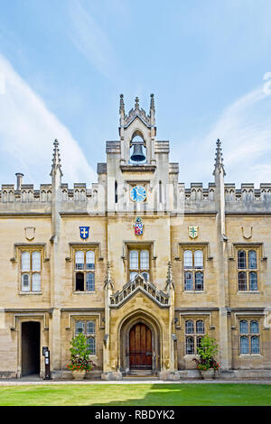 Sidney Sussex College di Cambridge (Gran Bretagna, Inghilterra) Foto Stock