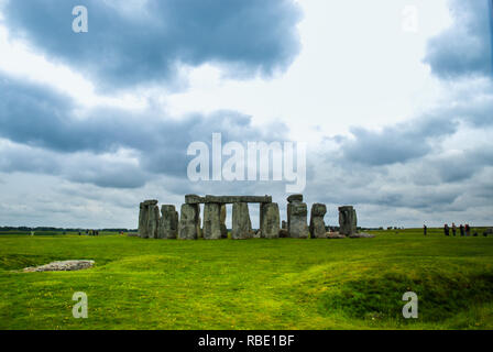 Stonehenge dalla distanza Foto Stock