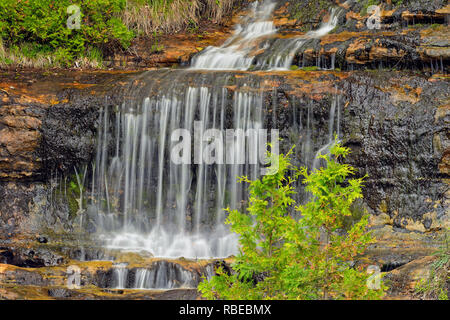 Alger Falls, Alger county vicino Munising, Michigan, Stati Uniti d'America Foto Stock