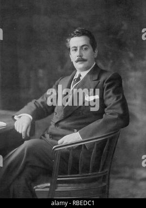 GIACOMO PUCCINI (1858-1924) opera italiana compositore Foto Stock