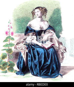 MADAME de La Fayette (1634-1693) romanziere francese Foto Stock