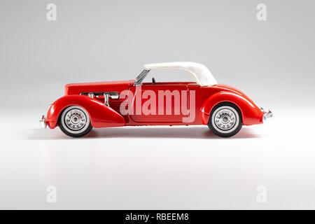 Matchbox i modelli del passato Y-18 corda 812 Coupe 1937 Foto Stock