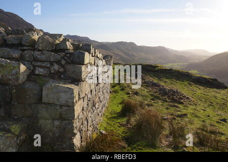 Roman Fort Distretto dei Laghi Foto Stock