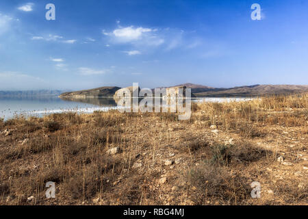 Il lago di Urmia-Kazim Dashi, West Azerbaijan provincia, Iran Foto Stock