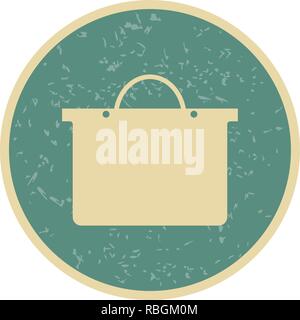 Vettore Shopping Bag icona Illustrazione Vettoriale