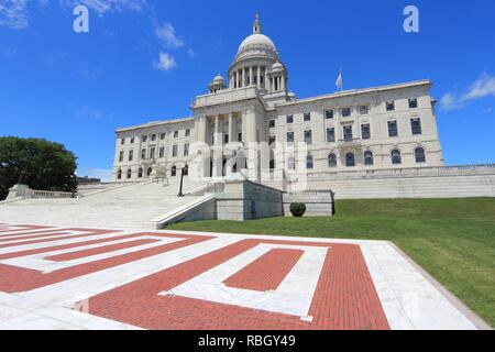 State Capitol di Providence, Rhode Island. Città del New England regione del US. Foto Stock