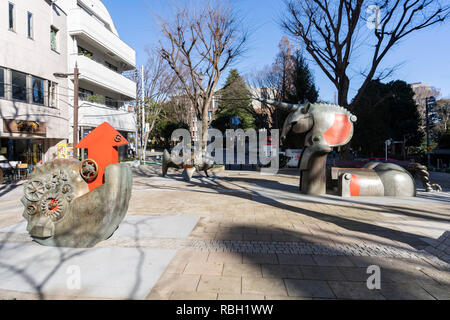 Kaiserslautern Square, Kubomachi-Higashi Park, Bunkyo-Ku, Tokyo, Giappone Foto Stock