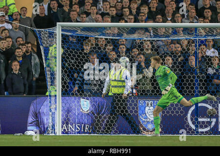 Il 28 settembre 2018, Hillsborough, Sheffield, Inghilterra; Sky scommessa campionato, Sheffield Mercoledì v Leeds Utd : credito: Mark Cosgrove/News immagini, English Football League immagini sono soggette a licenza DataCo Foto Stock