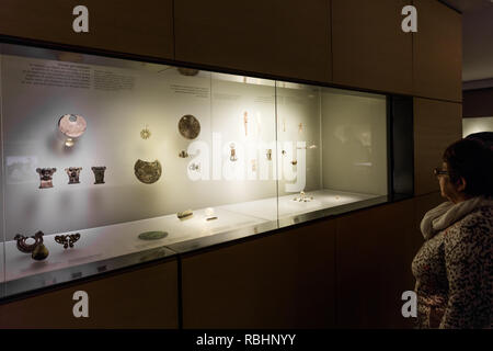 Bogota , Colombia - 23 Febbraio 2017 : Museo del Oro gold museum a Bogotà capitale della Colombia Sud America Foto Stock