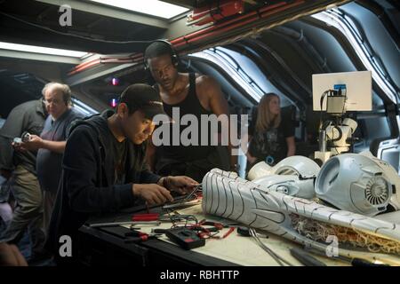 Pellicola originale titolo: AQUAMAN. Titolo inglese: AQUAMAN. Anno: 2018. Direttore: JAMES WAN. Stelle: JAMES WAN. Credito: DC Comics/DN ENTERTAINMENT/WARNER BROS / Album Foto Stock