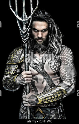 Pellicola originale titolo: AQUAMAN. Titolo inglese: AQUAMAN. Anno: 2018. Direttore: JAMES WAN. Stelle: JASON MOMOA. Credito: DC Comics/DN ENTERTAINMENT/WARNER BROS / Album Foto Stock