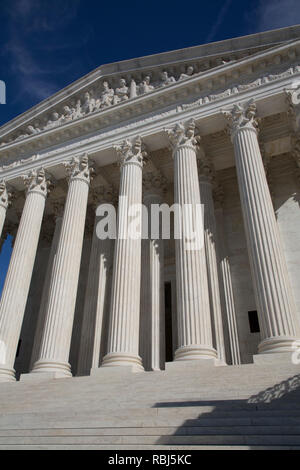 La Corte suprema degli Stati Uniti Edificio, Washington D.C., USA Foto Stock