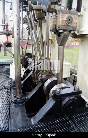 Un treno diesel motore sul display a Toronto Railway Museum Foto Stock