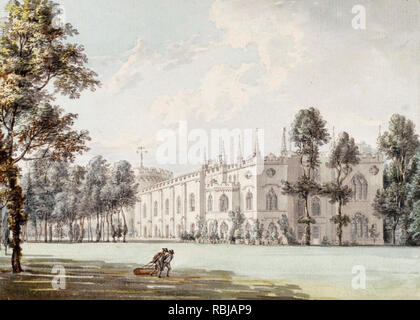 Strawberry Hill da sud-est - Paul Sandby Foto Stock