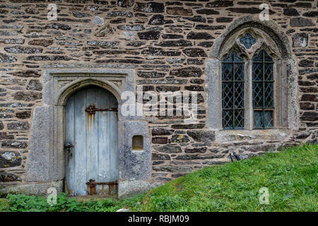 Gunwalloe Cove Chiesa Foto Stock