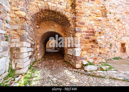 Il castello nella città di Chios Island, Grecia Foto Stock