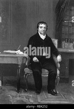 JOHN JACOB ASTOR (1763-1848) tedesco-americana imprenditore Foto Stock