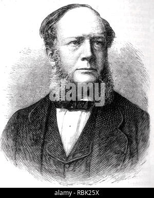 CARL WILHELM SIEMENS (1823-1883) enginner anglo-tedesco Foto Stock