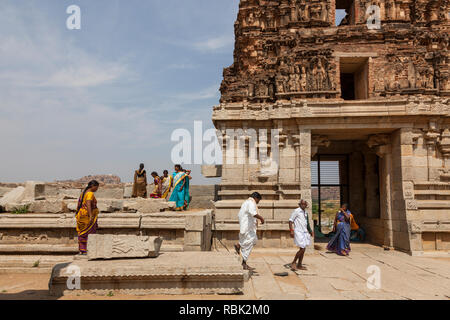 Tempio Vittala, Hampi, Karnataka, India Foto Stock