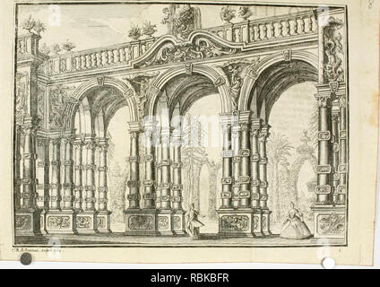 Alessandro nell' Indie : dramma per musica : da rappresentarsi nel Gran teatro nuovamente eretto alla real corte di Lisbona nella primavera dell'anno MDCCLV : per festeggiare il felicissimo giorno natalizio di Sua Maestà fedelissima D. Maria Anna Vittoria, Regina di Portogallo, Algarve, &c. &C. &C. per comando ... del re ... Foto Stock