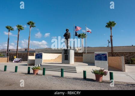 Il generale George Patton S. Memorial Museum, in Chiriaco Summit, California, Stati Uniti. Foto Stock