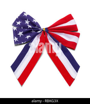 Stati Uniti Ribbon isolati su sfondo bianco. Foto Stock