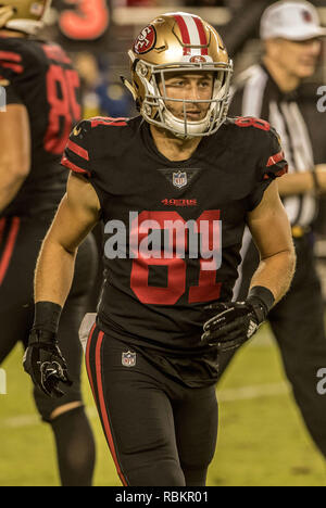 Santa Clara, California, USA. Xxi Sep, 2017. San Francisco 49ers wide receiver Trento Taylor (81) Giovedì, 21 settembre 2017, a Levis Stadium di Santa Clara, California. I Rams ha sconfitto il 49ers 41-39. Credito: Al di Golub/ZUMA filo/Alamy Live News Foto Stock