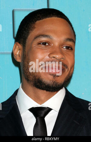 Los Angeles, CA, Stati Uniti d'America. Decimo gen, 2019. LOS ANGELES - 10 GEN: Ray Fisher al ''vero detective'' Stagione 3 Premiere Screening al Directors Guild of America il 10 gennaio 2019 a Los Angeles, CA Credito: Kay Blake/ZUMA filo/Alamy Live News Foto Stock