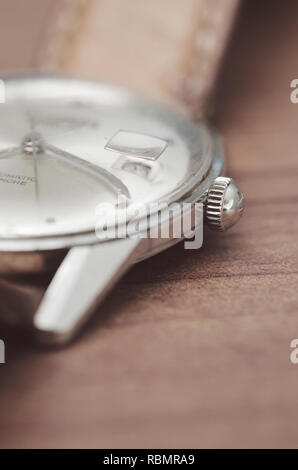 Maschio automatico orologio da polso Foto Stock