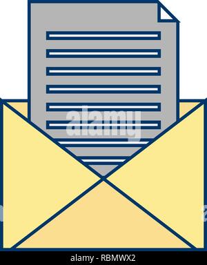 Vettore icona della casella di posta in arrivo Illustrazione Vettoriale