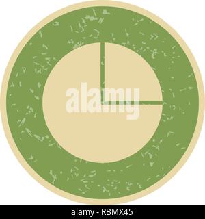 Vettore Icona del grafico a torta Illustrazione Vettoriale