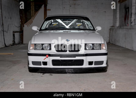 E36 forma BMW M3 berlina sportiva Foto Stock