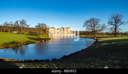 Raby Castle, Staindrop, Teesdale Contea di Durham Foto Stock