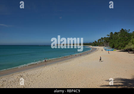 Bellissima spiaggia di Saud, Pagudpud, Luzon, Filippine Foto Stock