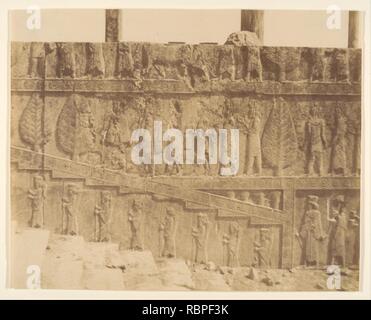 (16) -Apadana Hall scala Orientale, Persepolis, far- Foto Stock