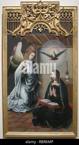 "L'Annunciazione" da Juan de Flandes, Cincinnati Art Museum. Foto Stock