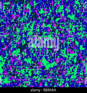 Moda camo. Effettivi colori al neon vettore camouflage pattern. Tessuto senza cuciture design. Illustrazione Vettoriale