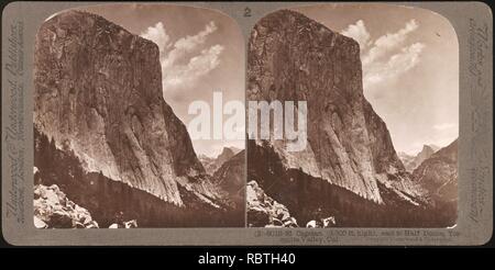 -Gruppo di 23 Stereografia vedute della valle di Yosemite alloggiato in originario editore della scatola- Foto Stock