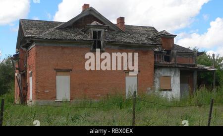 Abner Ellsworth house (mostrano bassa) dalla e 2. Foto Stock