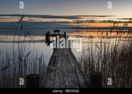 Ruhe am See Foto Stock