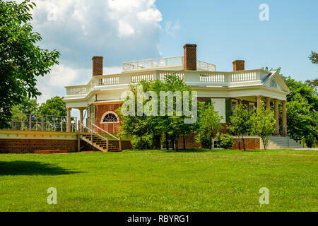 Poplar Forest, 1542 Bateman Bridge Road, Foresta, Virginia Foto Stock