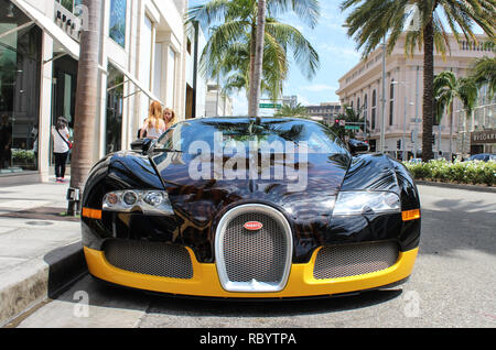 Bugatti Veyron super car Foto Stock