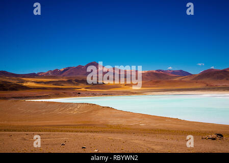 Laghi Altiplanic al deserto di Atacama, Cile Foto Stock