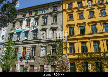 Prenzlaurberg, ex quartiere East-Berin, Berlino, Germania Foto Stock