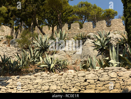 La fortezza spagnola di Hvar sull isola di Hvar, Croazia Foto Stock